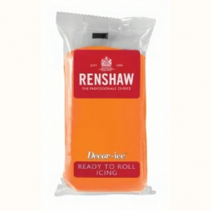 Renshaw Rolled Fondant Pro 250g Tiger Orange