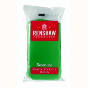 Pâte à sucre Renshaw vert émeraude 250 g