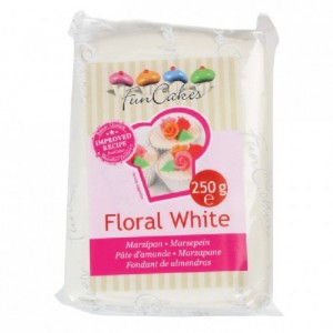 FunCakes Marzipan Floral White 250g