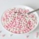 FunCakes Soft Pearls Pink and White 60g