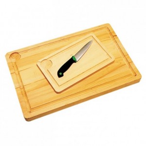 Beech chopping board with groove 350 x 210mm