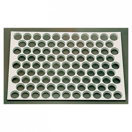 Plain tartlets 53 cutter sheets ABS Ø 53 mm