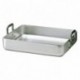 Roasting pan fided handles aluminium L 300 mm