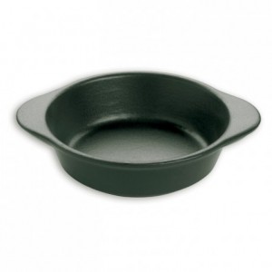 Round deep-sided dish cast iron black Ø 150 mm