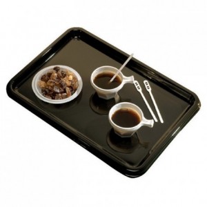 Lunch tray black (50 pcs)