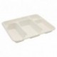 5 compartments fibre tray (200 pcs)