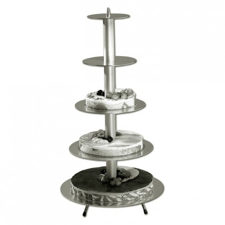 Round aluminium tray, Ø 155 mm for Cake stands