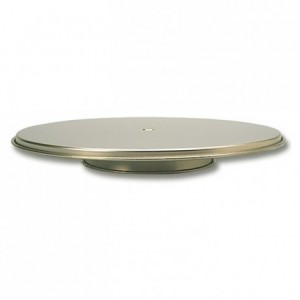 Revolving cake stand stainless steel Ø 300 mm