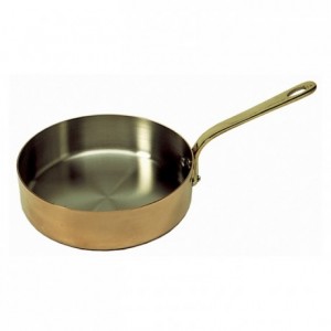 Oval frying pan Elegance copper/stainless steel L 350 mm