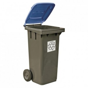 Recycling bin blue 120 L