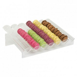 Macaroon display stand inclined model (7 rows)