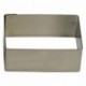 Rectangle stainless steel H30 60x30 mm (pack of 6)