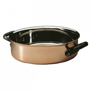 Round saute pan Alliance copper/stainless steel without lid Ø 240 mm