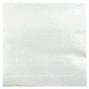 Serviette double point blanc 38 x 38 cm (lot de 900)