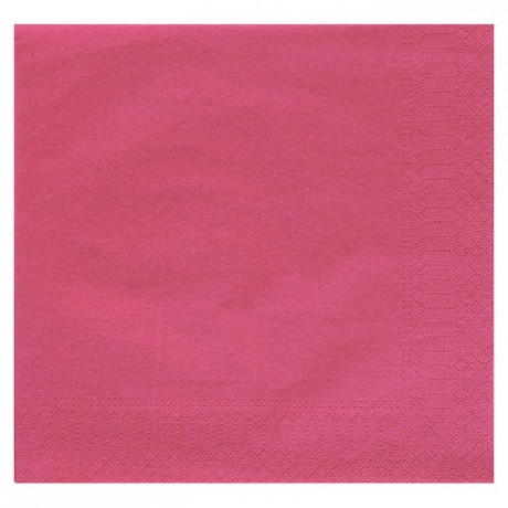 Serviette Celi-ouate framboise 38 x 38 cm (lot de 900)