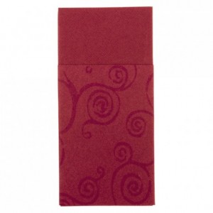 Pocket napkin claret  40 x 40 cm (50 pcs)