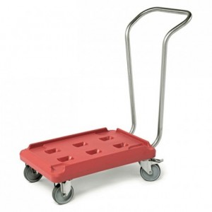 Mobile base with stainless steel handle Sherpa