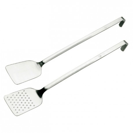 Spatule ajourée de cuisine inox L 500 mm