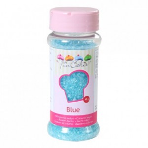 Sucre coloré FunCakes bleu 80 g