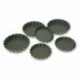 Round fluted tartlet mould Exopan Ø 60 mm H 10 mm (25 pcs)