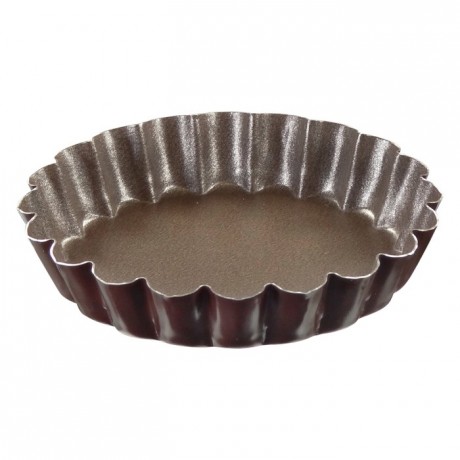 Round fluted tartlet mould non-stick Ø110 mm (pack of 12)