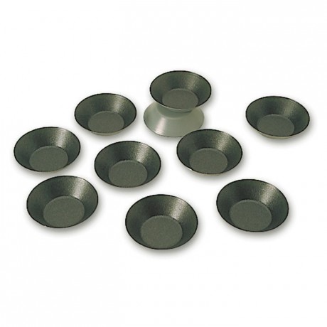 Plain round deep tartlet mould Exopan Ø 55 mm H 13 mm (25 pcs)