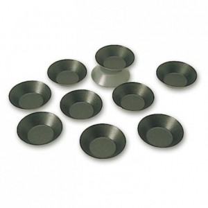 Plain round deep tartlet mould Exopan Ø 65 mm H 16 mm (25 pcs)