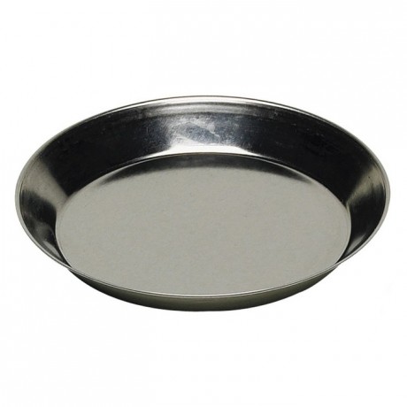 Tartelette ronde unie fer blanc Ø80 mm (lot de 12)