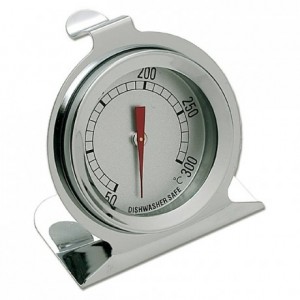 Thermomètre four à cadran +50°C à +300°C en inox
