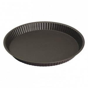 Tourtière ronde bord plat anti-adhérent Ø260 mm (lot de 3)