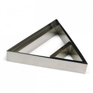Triangle stainless steel H45 90x80 mm (pack of 6)