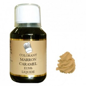 Colorant liquide hydrosoluble marron caramel 115 mL