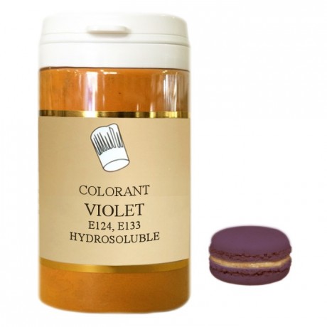 Powder hydrosoluble colour high concentration purple 1 kg