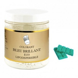 Colorant poudre liposoluble bleu brillant 1 kg