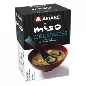 Miso and shellfish instant soup 3 sachets