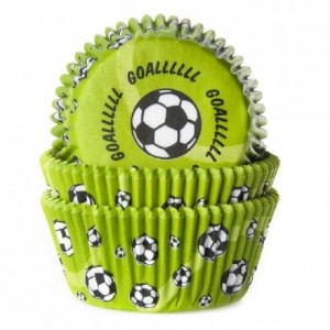 Caissettes House of Marie Soccer Green 50 pièces