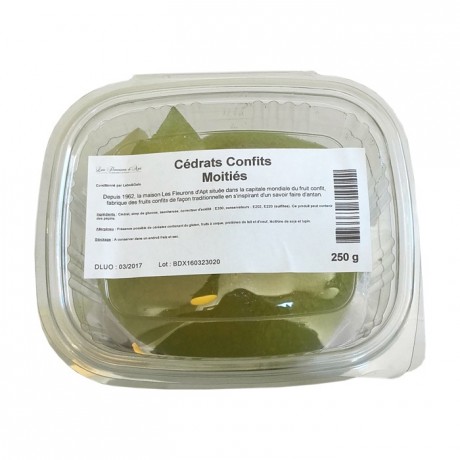 Cédrats confits demi 250 g