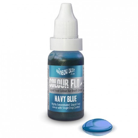 Colorant pour pour aérographe Rainbow Dust bleu marine 16 mL