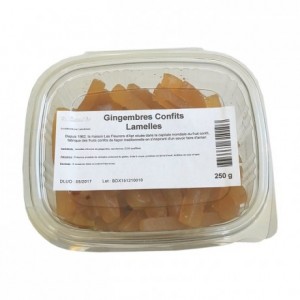 Candied ginger strips 250 g