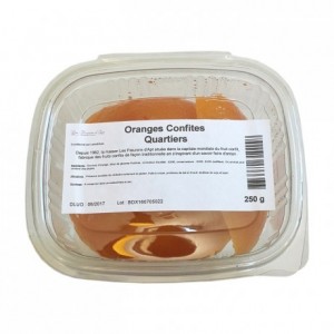 Candied orange quarters 250 g