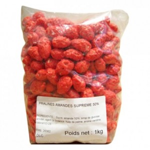 Pink Pralines almond 50% Supreme 1 kg