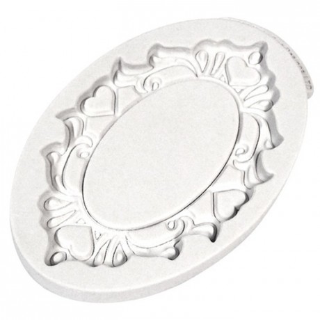 Katy Sue Mould Decorative Plaque - Oval Hearts