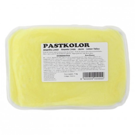 PastKolor fondant pastel yellow 1 kg