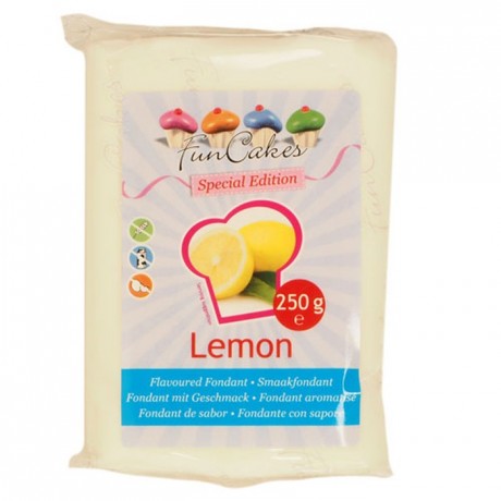 Pâte à sucre goût citron FunCakes 250 g