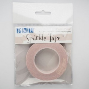 PME Floral Tape Pale Pink with Silver Sparkle