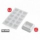 Tivoglio Bene silicone mould 100 x 100 x 30 mm