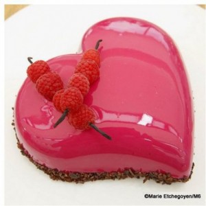 Heart big silicone mould 205 x 186 x 54 mm