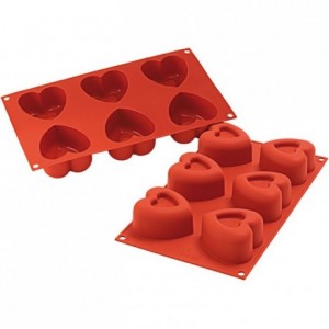 Passion silicone mould 70 x 72 x 40 mm