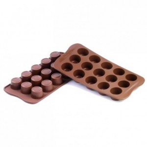 Moule silicone pour chocolat praline Ø 30 x 18,5 mm
