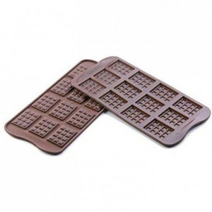 Moule silicone pour chocolat tablette 38 x 28 x 4,5 mm